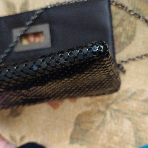 Vintage Style Turn Lock Evening Clutch Shoulder Bag - Picture 11 of 15